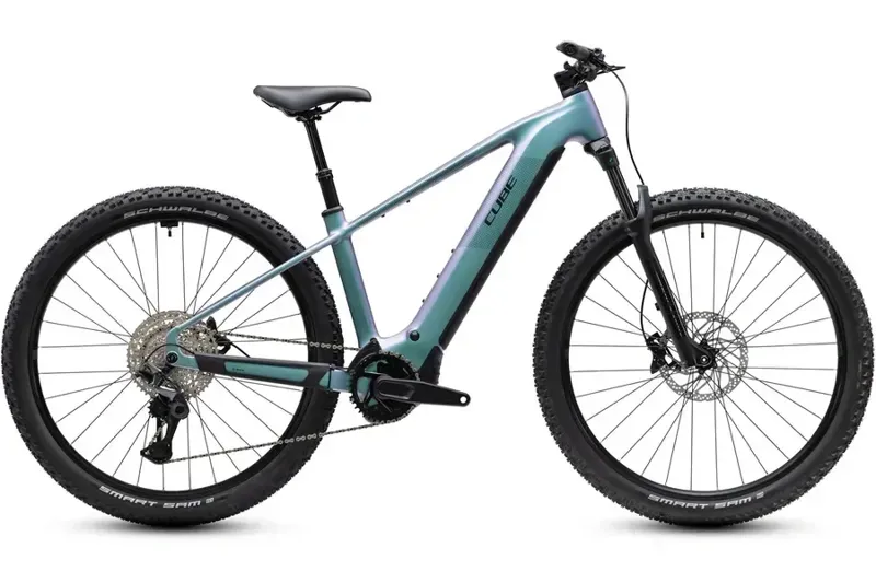 Cube Reaction Hybrid Pro 800 Electric Mountain Bike in Polarlight/Black