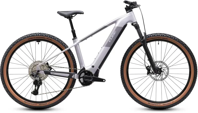 Cube Reaction Hybrid Pro 800 Electric Mountain Bike in Lilacbreeze/Prizm