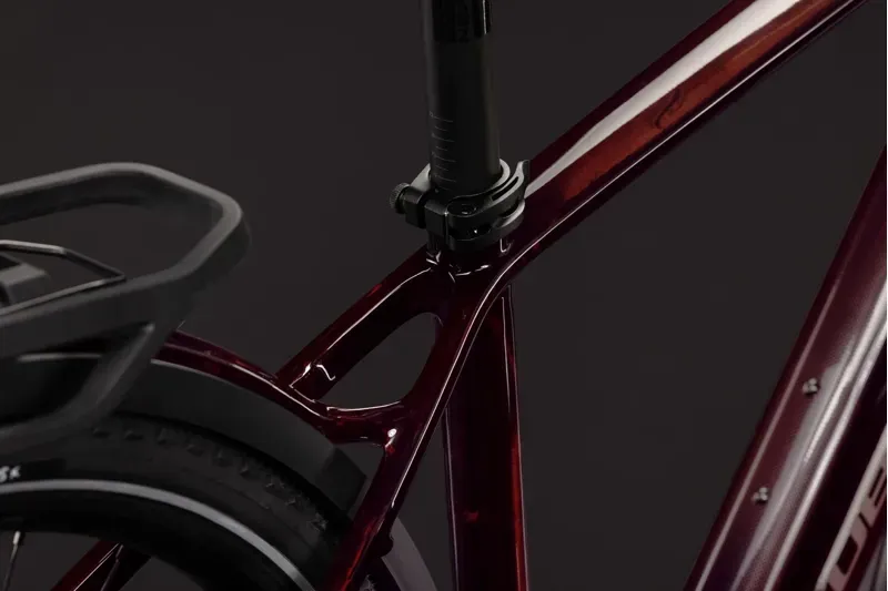 Cube Kathmandu Hybrid C:62 SLX 400X Electric Bike in Liquid Red-7