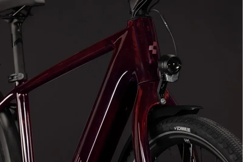 Cube Kathmandu Hybrid C:62 SLX 400X Electric Bike in Liquid Red-10
