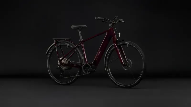 Cube Kathmandu Hybrid C:62 SLX 400X Electric Bike in Liquid Red-2