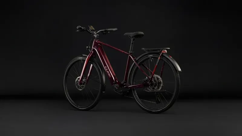 Cube Kathmandu Hybrid C:62 SLX 400X Electric Bike in Liquid Red-5