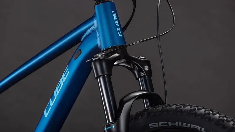 Cube Attention Pro Mountain Bike In Electric Blue/Blue-6