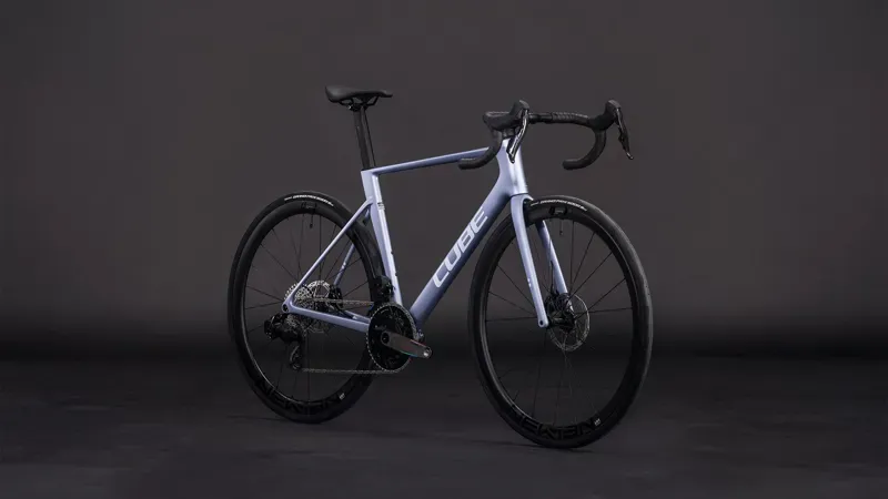 Cube Litening Air C:68X Pro Road Bike in Skyscraper/White-1