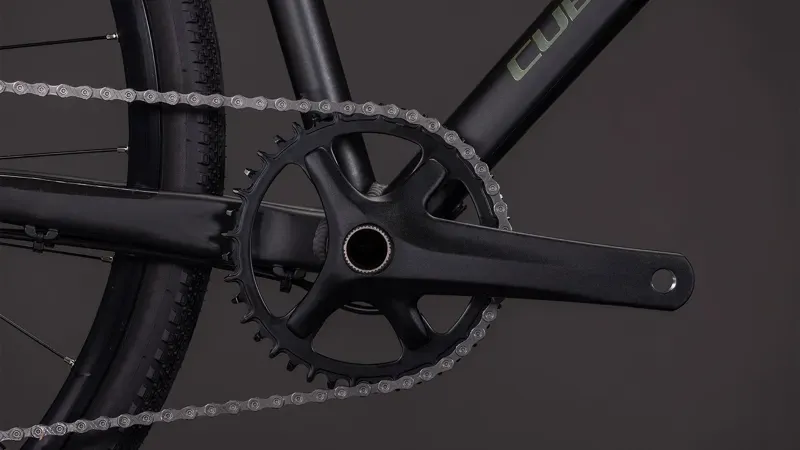 Cube Nulane Pro Gravel Bike in Grey/Chrome-4