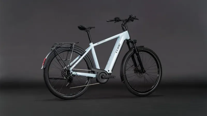 Cube Touring Hybrid One 600 E-Hybrid Bike in Glacier/Reflex-3