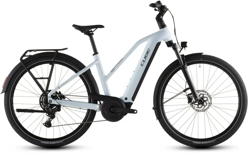 Cube Touring Hybrid One 600 E-Hybrid Bike in Glacier/Reflex-4