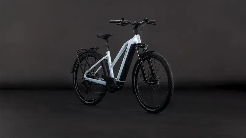 Cube Touring Hybrid One 600 E-Hybrid Bike in Glacier/Reflex-5