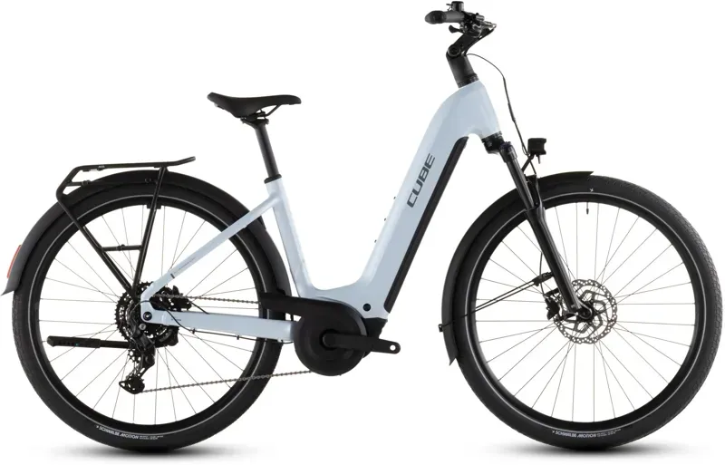 Cube Touring Hybrid One 600 E-Hybrid Bike in Glacier/Reflex