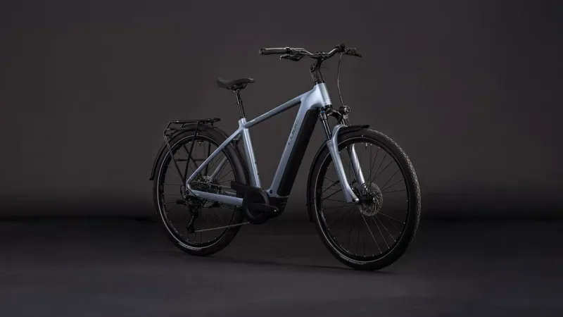 Cube Touring Hybrid Pro 800 E-Hybrid Bike in Pearl Grey/Grey-3