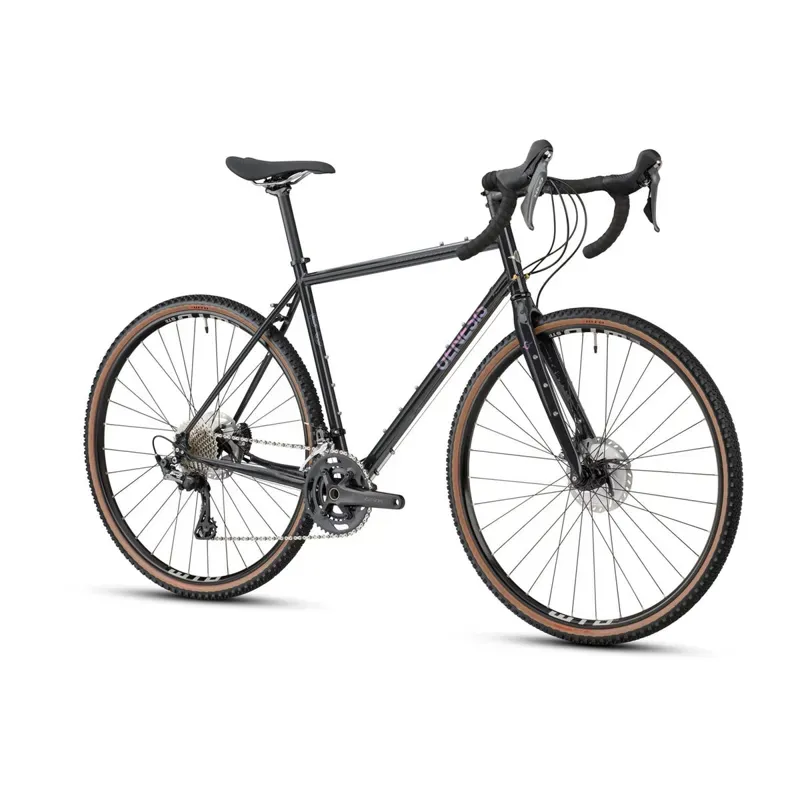 Genesis Croix De Fer 50 Steel Gravel Bike in Black-1