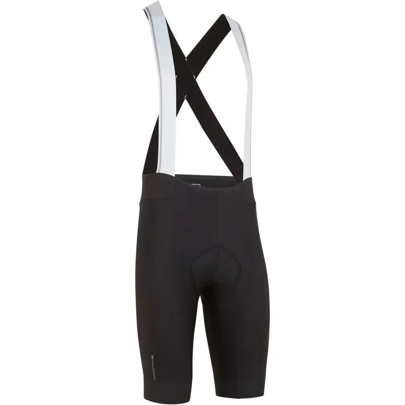 Madison Flux EIT Pad Bib Shorts in Black-1