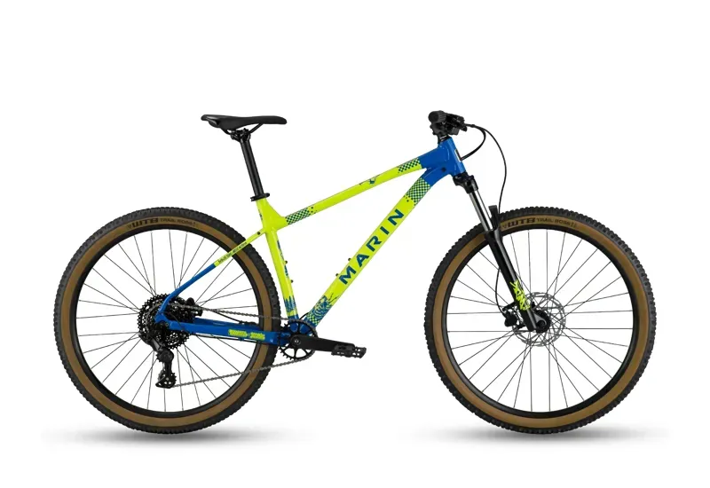 Marin Bobcat Trail 3 29in Thumbs Artist Edition Mountain Bike in Yellow/Blue
