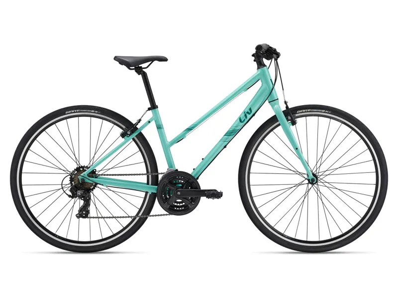 Liv Alight 3 Hybrid Bike In Blue Wave