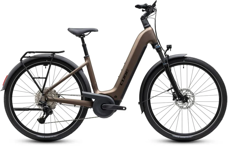 Cube Touring Hybrid Pro 800 Electric Hybrid Bike in Metallicumbra