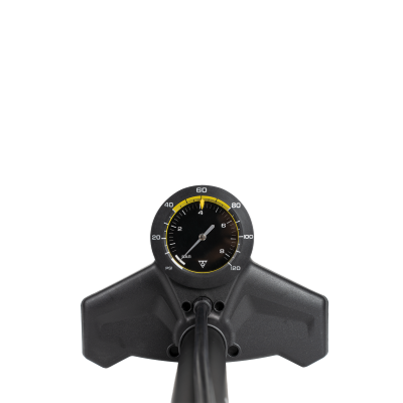 Topeak JoeBlow Sport EX Floor Pump in Black/Yellow-2