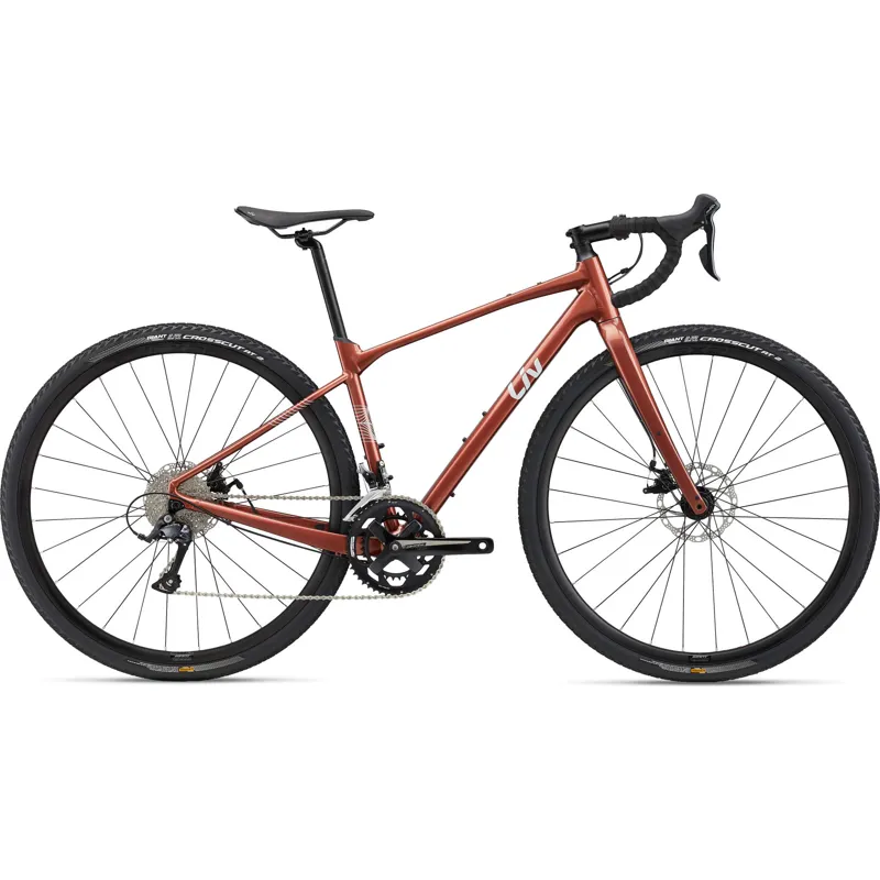 Liv Devote 2 Gravel Road Bike in Terracotta