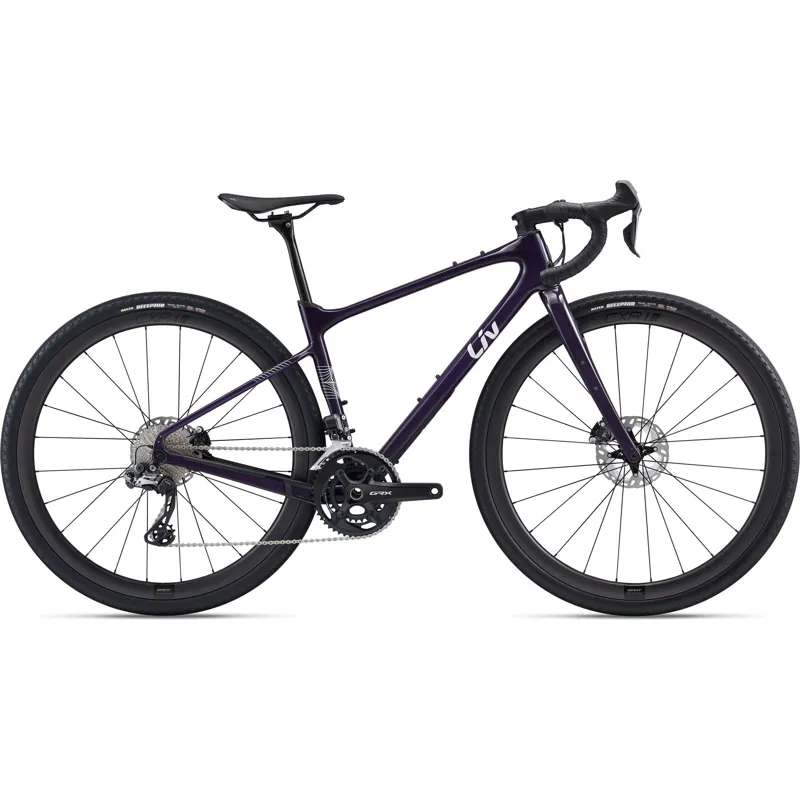 Liv Devote Advanced Pro Gravel Bike in Dark Purple
