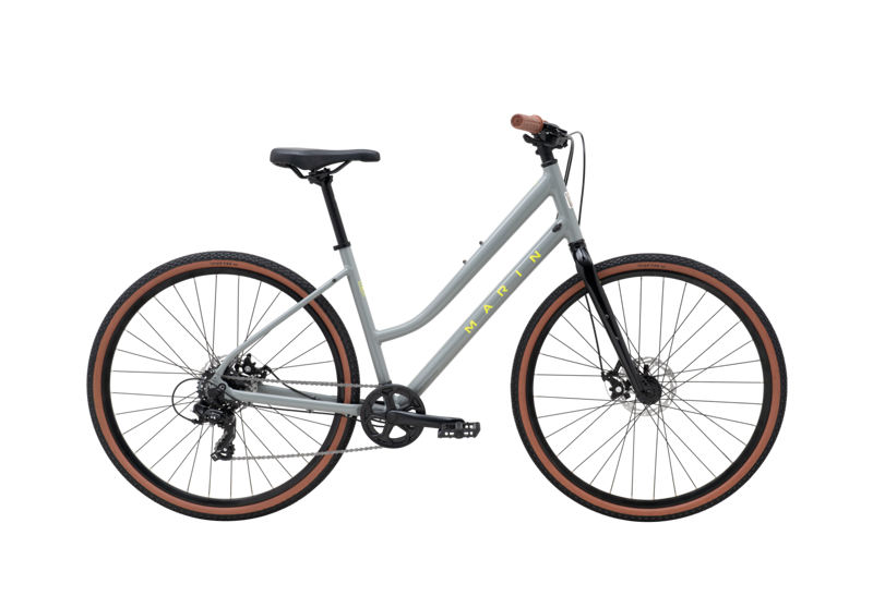 Marin Kentfield 1 ST Womens Hybrid Bike in Grey