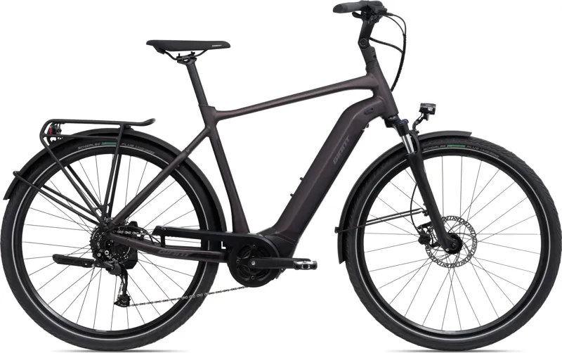 Giant DailyTour E+ 3 GTS Electric Bike in Rosewood