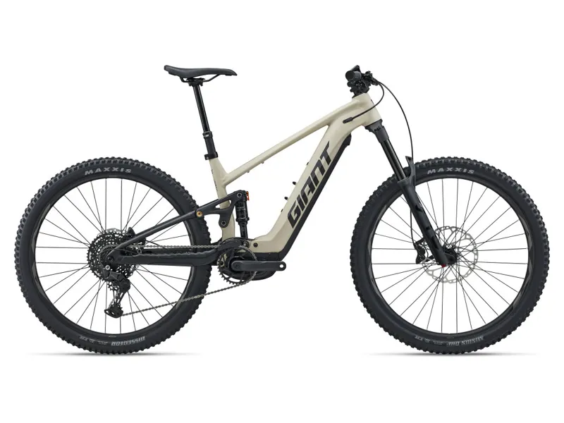 Giant Stance E+ 1 Full Suspension Electric Mountain Bike in Almond/Black