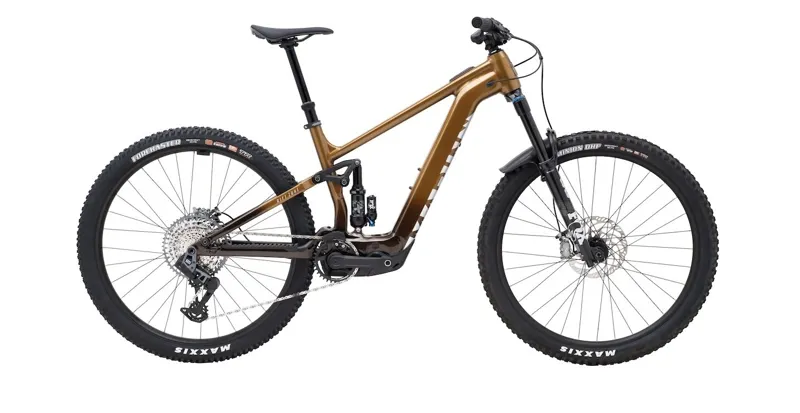 Marin Rift Zone EL XR Electric Mountain Bike in Tan Brown