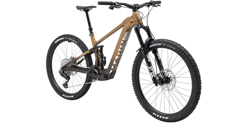 Marin Rift Zone EL XR Electric Mountain Bike in Tan Brown-1