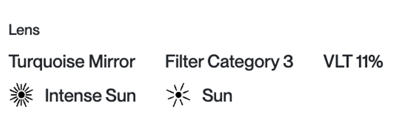 Koo Demos Sunglasses in White Frame Turquoise Lenses-3