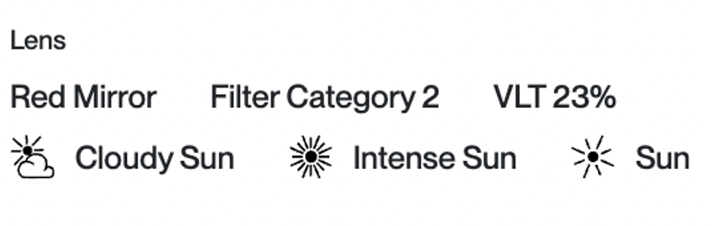 Koo Demos Sunglasses in Matt Black Frame Red Mirror Lenses-3