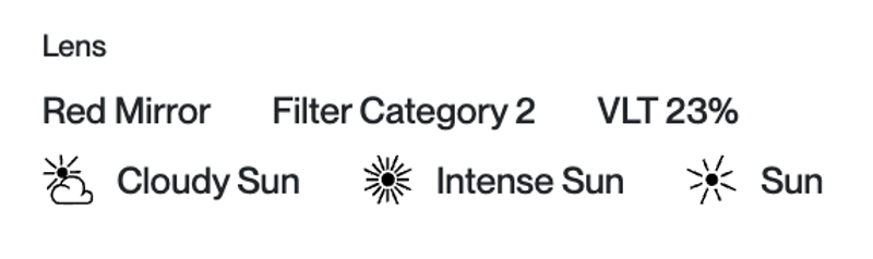 Koo Demos Sunglasses in Glass Frame Red Mirror Lenses-3