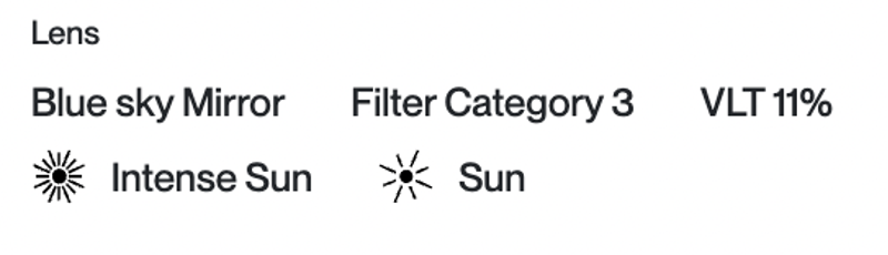 Koo Demos Sunglasses in Black Frame Blu Sky Lenses-3