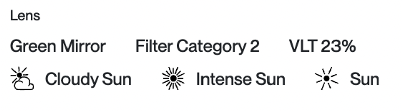 Koo Demos Sunglasses in Black Frame Green Mirror Lenses-3