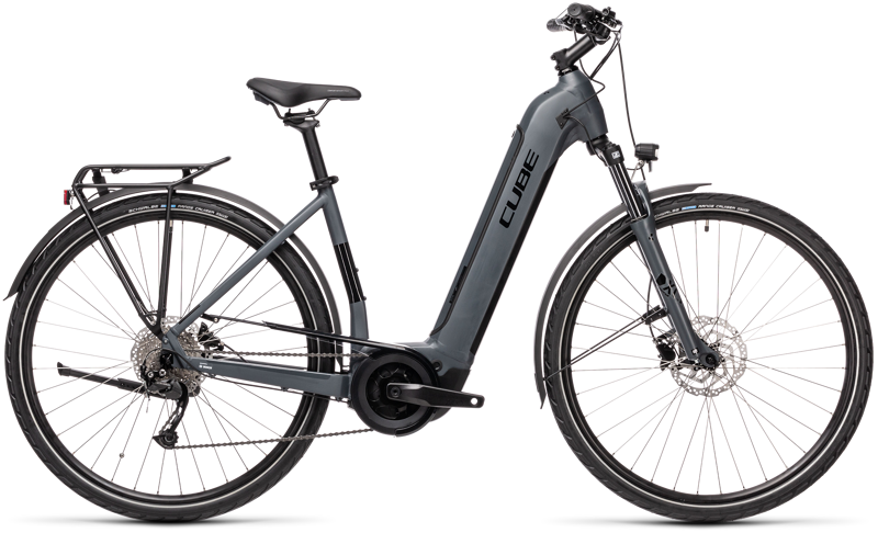 2021 Cube Touring Hybrid One 400 Aluminium Electric Hybrid Bike-2