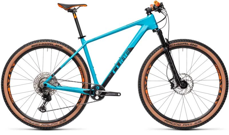 2021 Cube Reaction C:62 Race Mountain Bike in Blue