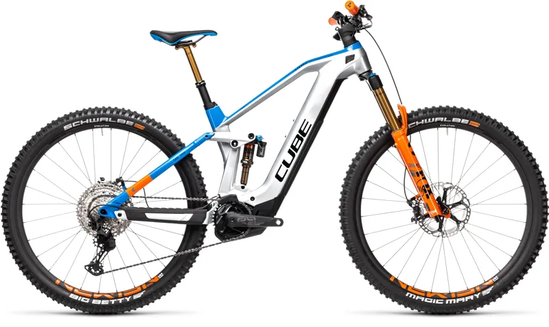 2021 Cube Stereo Hybrid 140 HPC Actionteam 625 Electric Mountain Bike