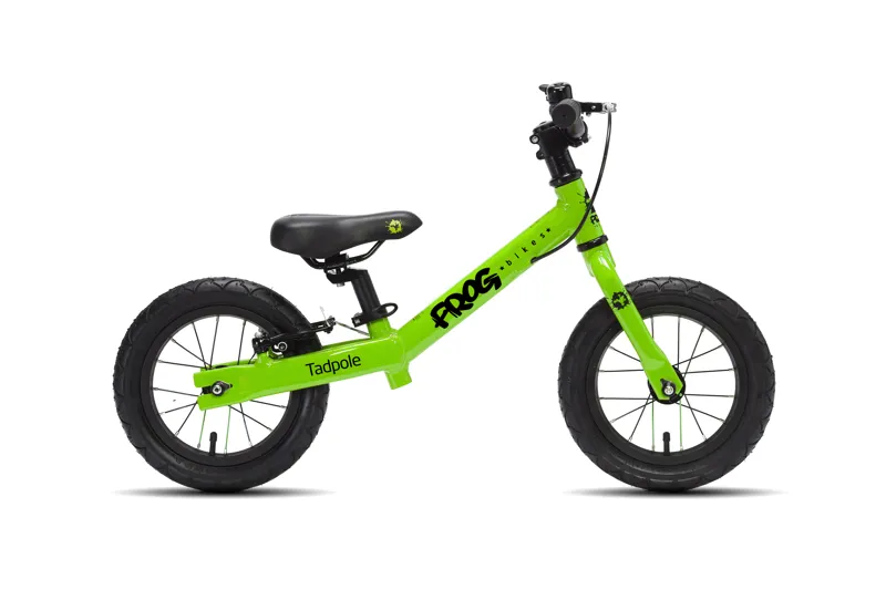 Frog Tadpole Kids Balance Bike In Green