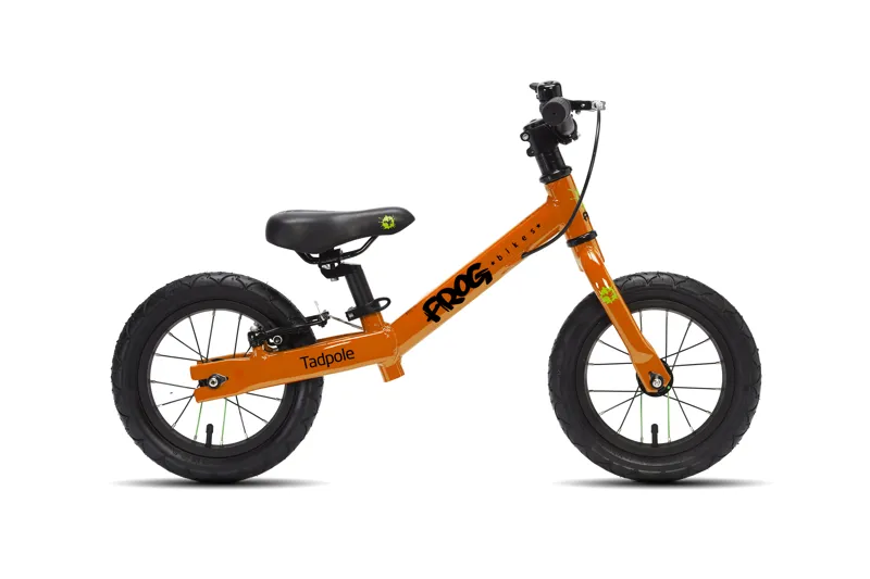 Frog Tadpole Kids Balance Bike In Orange