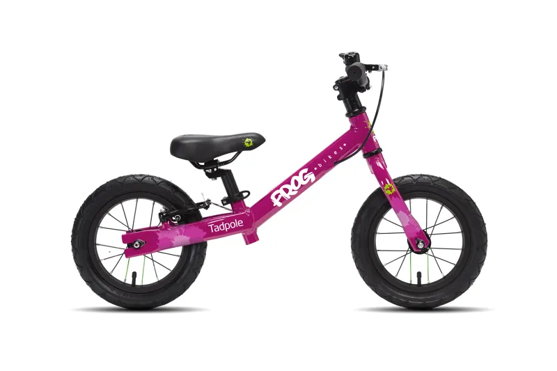 Frog Tadpole Kids Balance Bike In Pink
