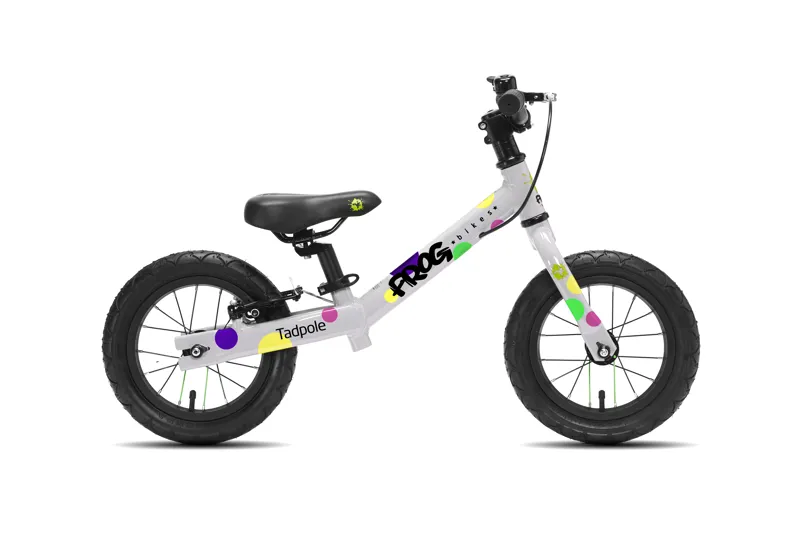 Frog Tadpole Kids Balance Bike In Spotty