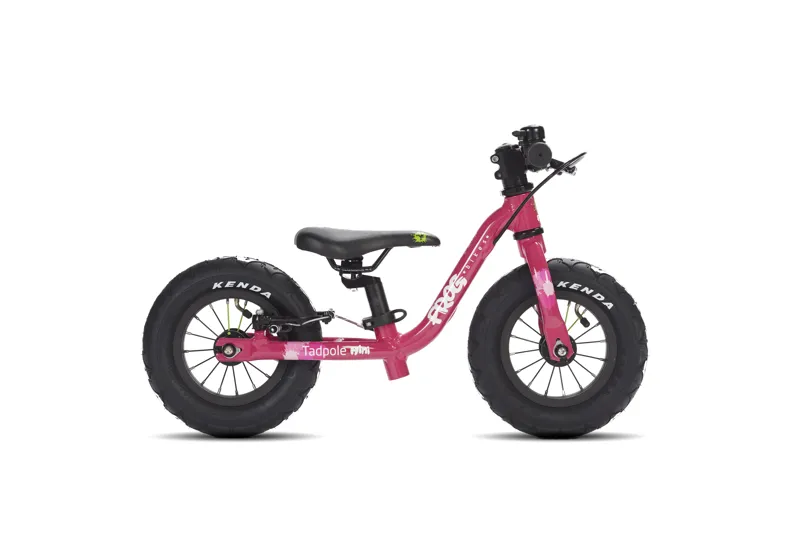 Frog Tadpole Mini Kids Balance Bike In Pink