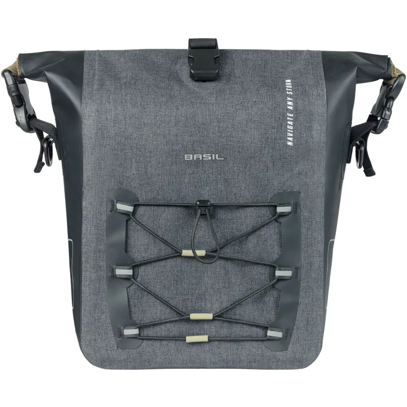 Basil Navigator Storm M Single Pannier Black 12-15 litres-1