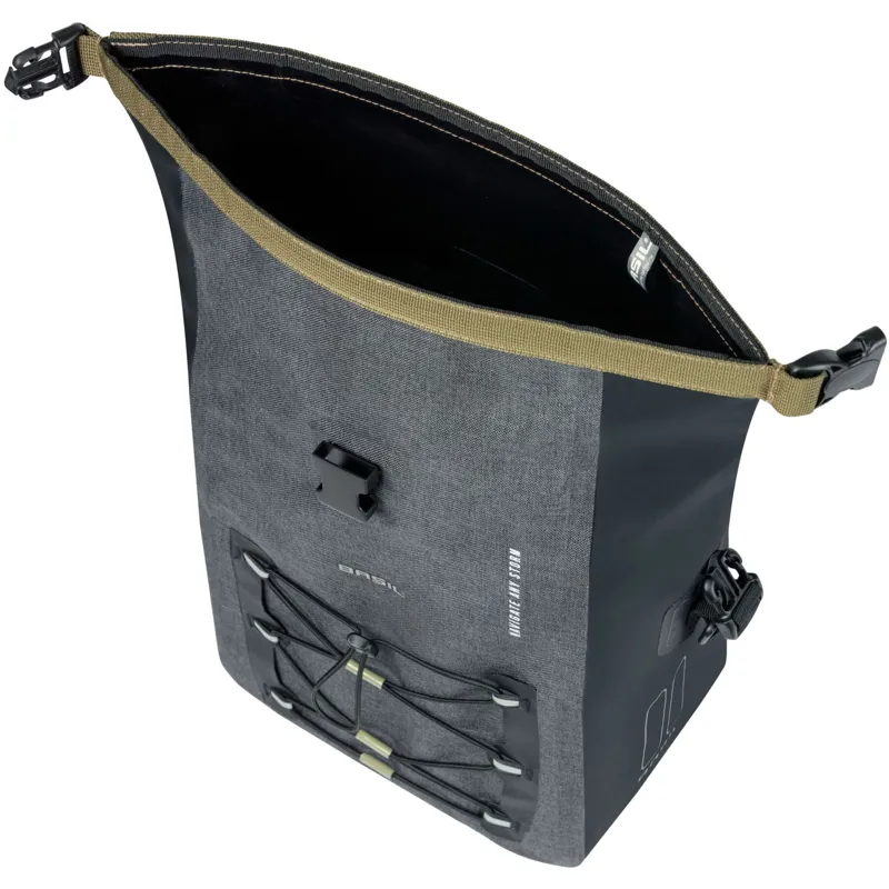 Basil Navigator Storm M Single Pannier Black 12-15 litres-3