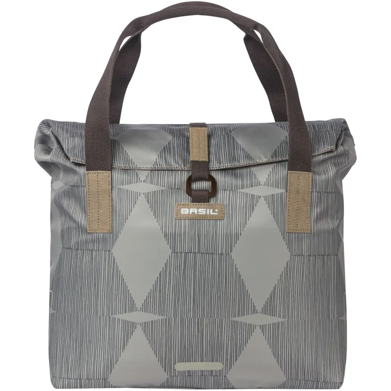 Basil Elegance Bicycle Shopper Bag 20- 26L in Grey-1