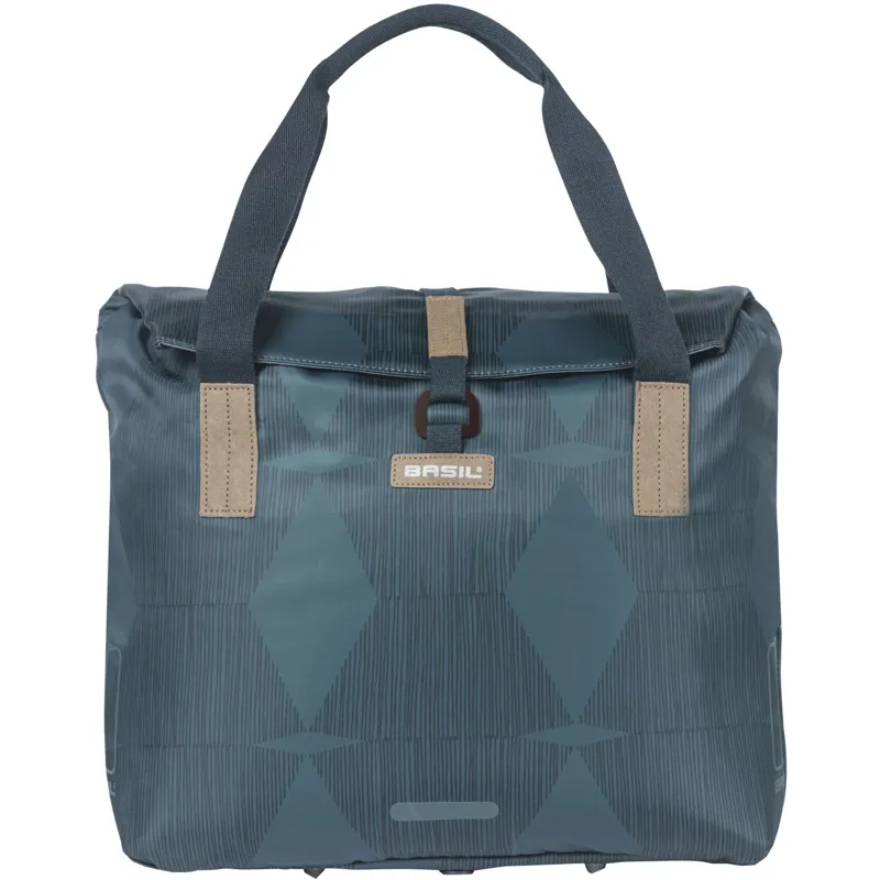 Basil Elegance Bicycle Shopper Bag 20- 26L in Blue-1