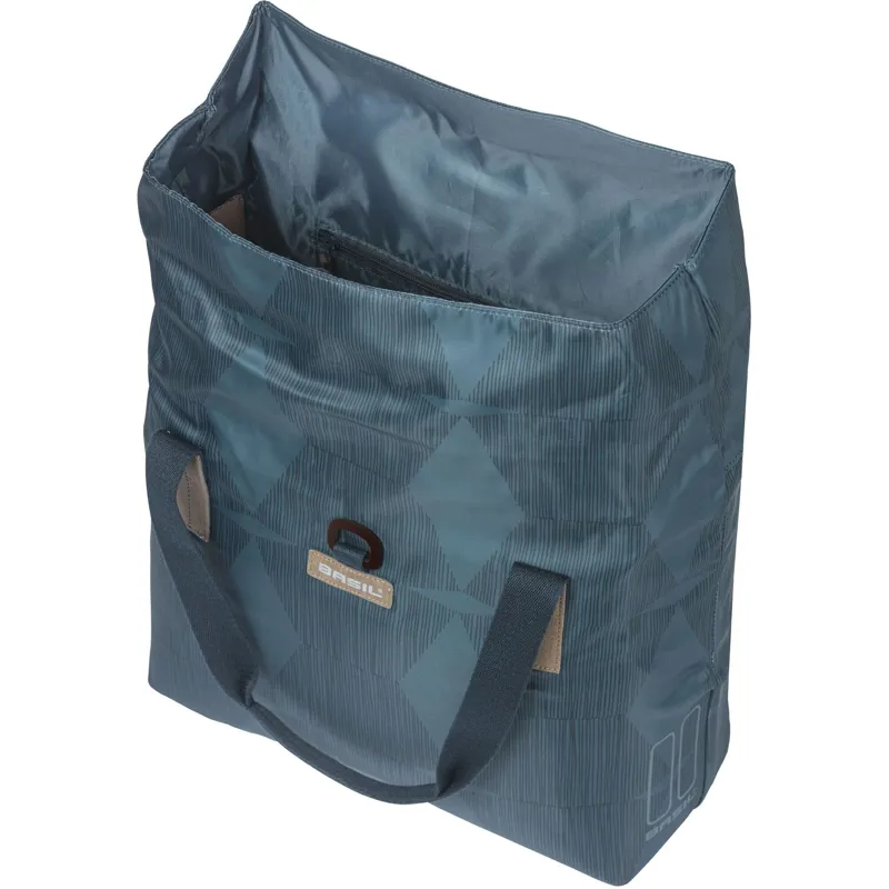 Basil Elegance Bicycle Shopper Bag 20- 26L in Blue-3