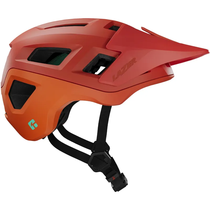 Lazer Coyote KinetiCore Helmet in Matt Rust Orange