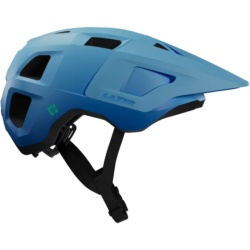Lazer Finch KinetiCore Youth helmet in Matt Blue Mountain
