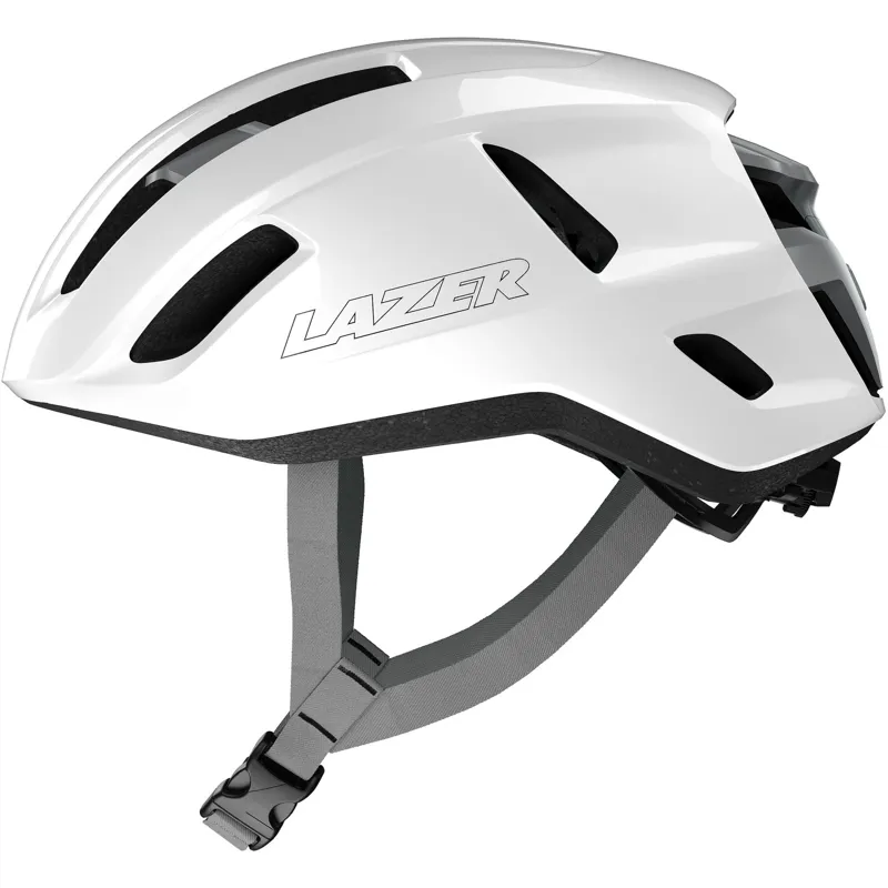 Lazer Sphere KinetiCore Road Helmet in White-3