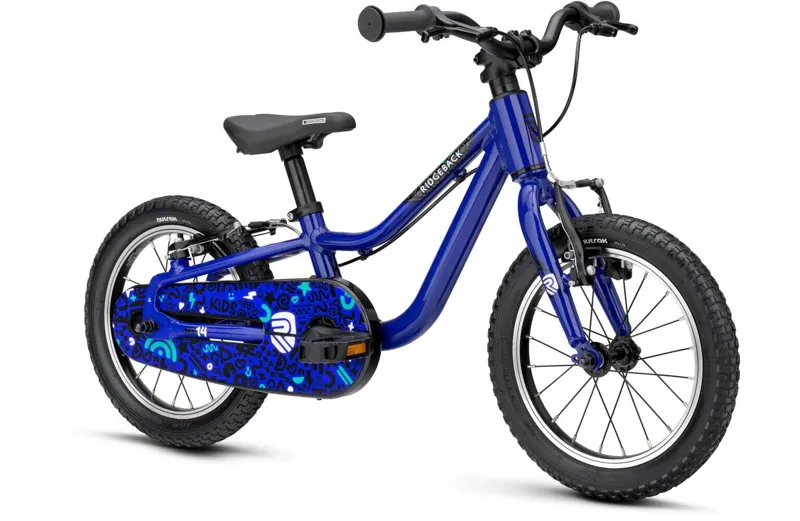 Ridgeback MX14 Kids Bike in Buzz Blue-1