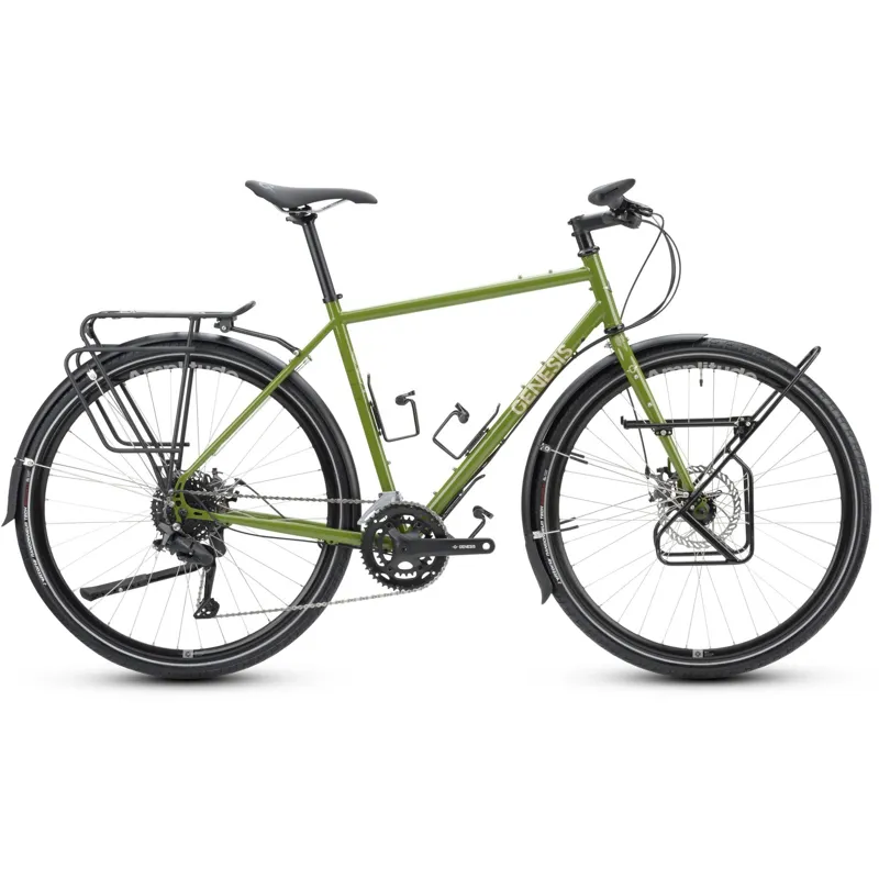 Genesis Tour De Fer 10 Touring Bike in Olive The Vida Loca